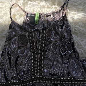 Beautiful beaded racer back maxi dress